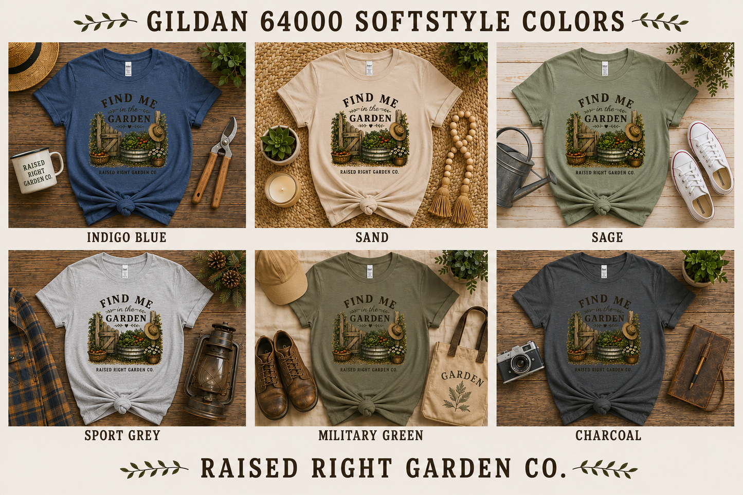 Find Me in the Garden Vintage Gardening T-Shirt