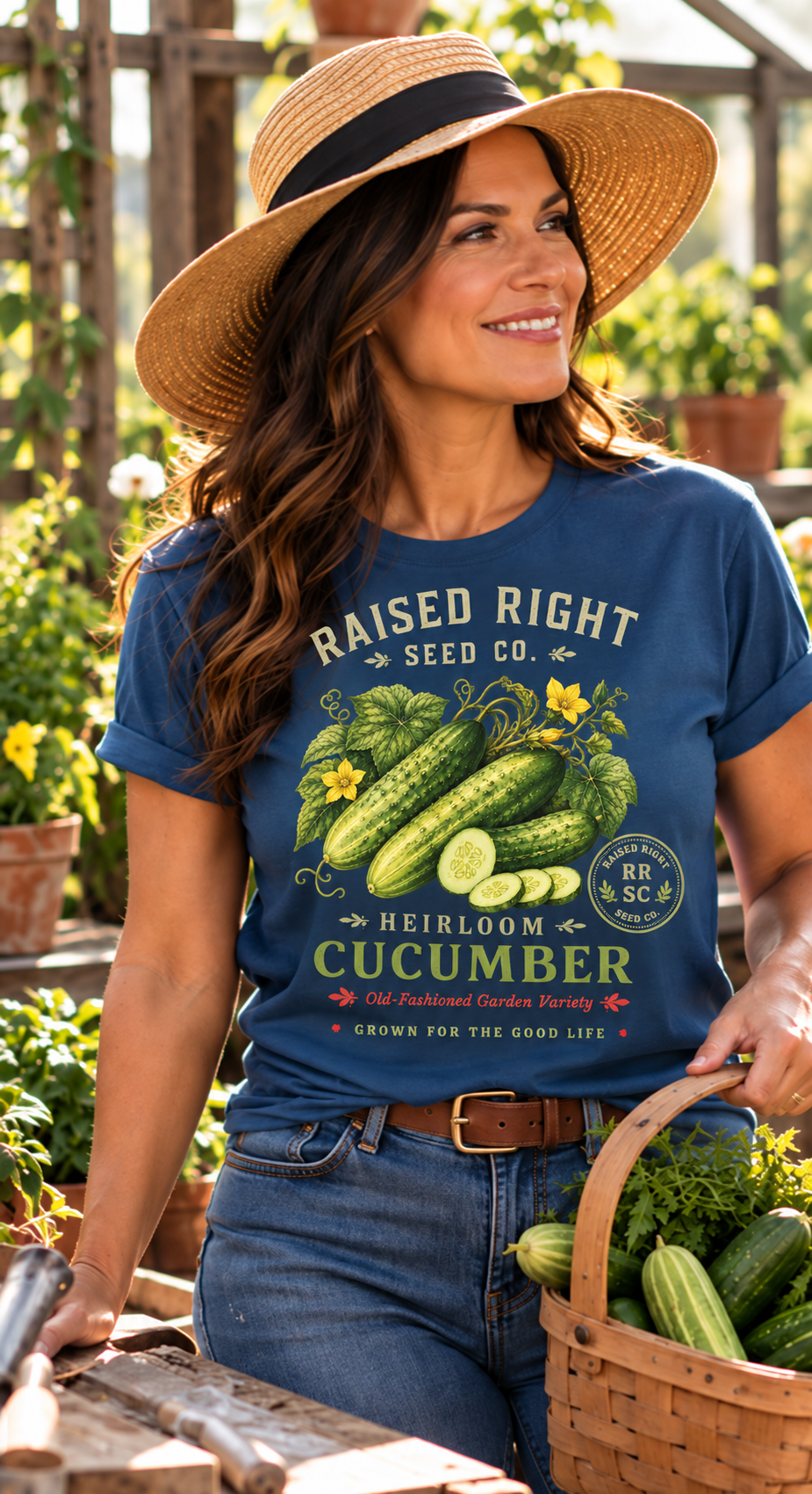 Heirloom Cucumber T-Shirt | Raised Right Seed Co.