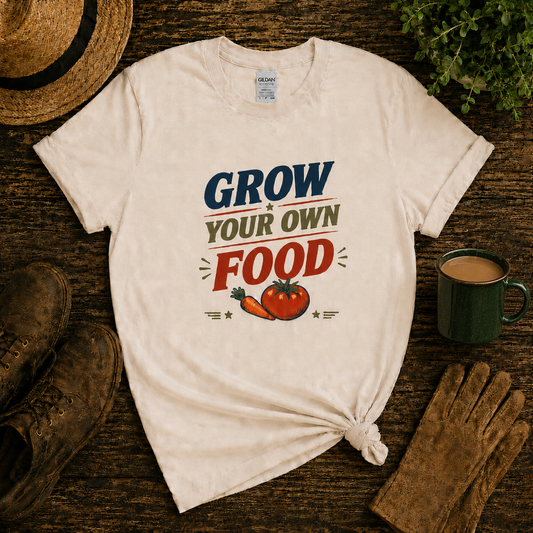Grow Your Own Food Gardener Tee