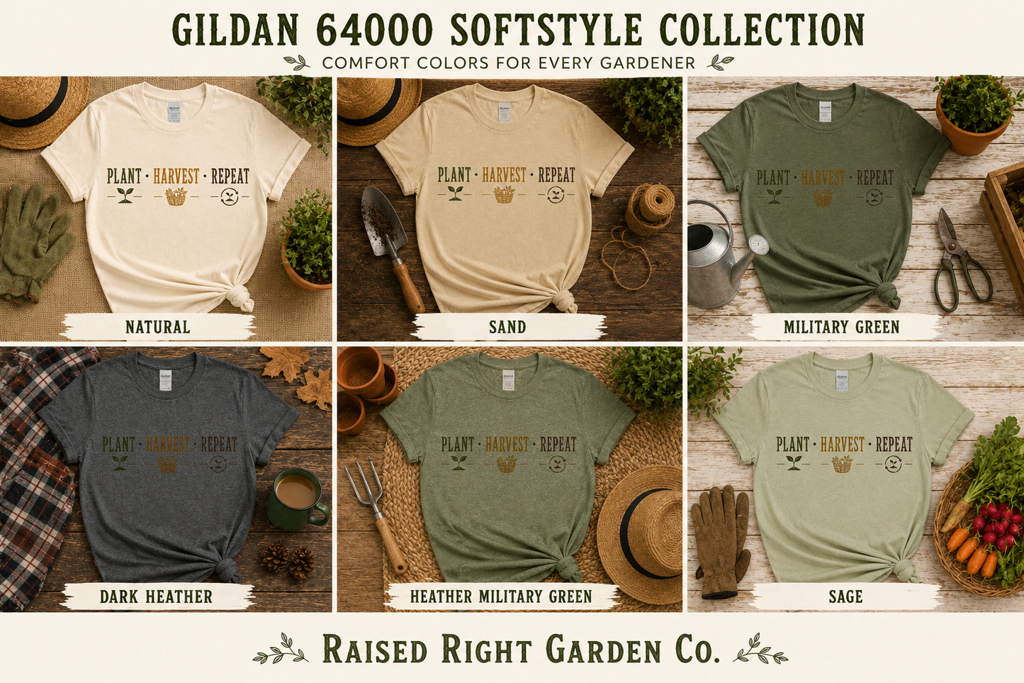 Plant Harvest Repeat Gardening Tee