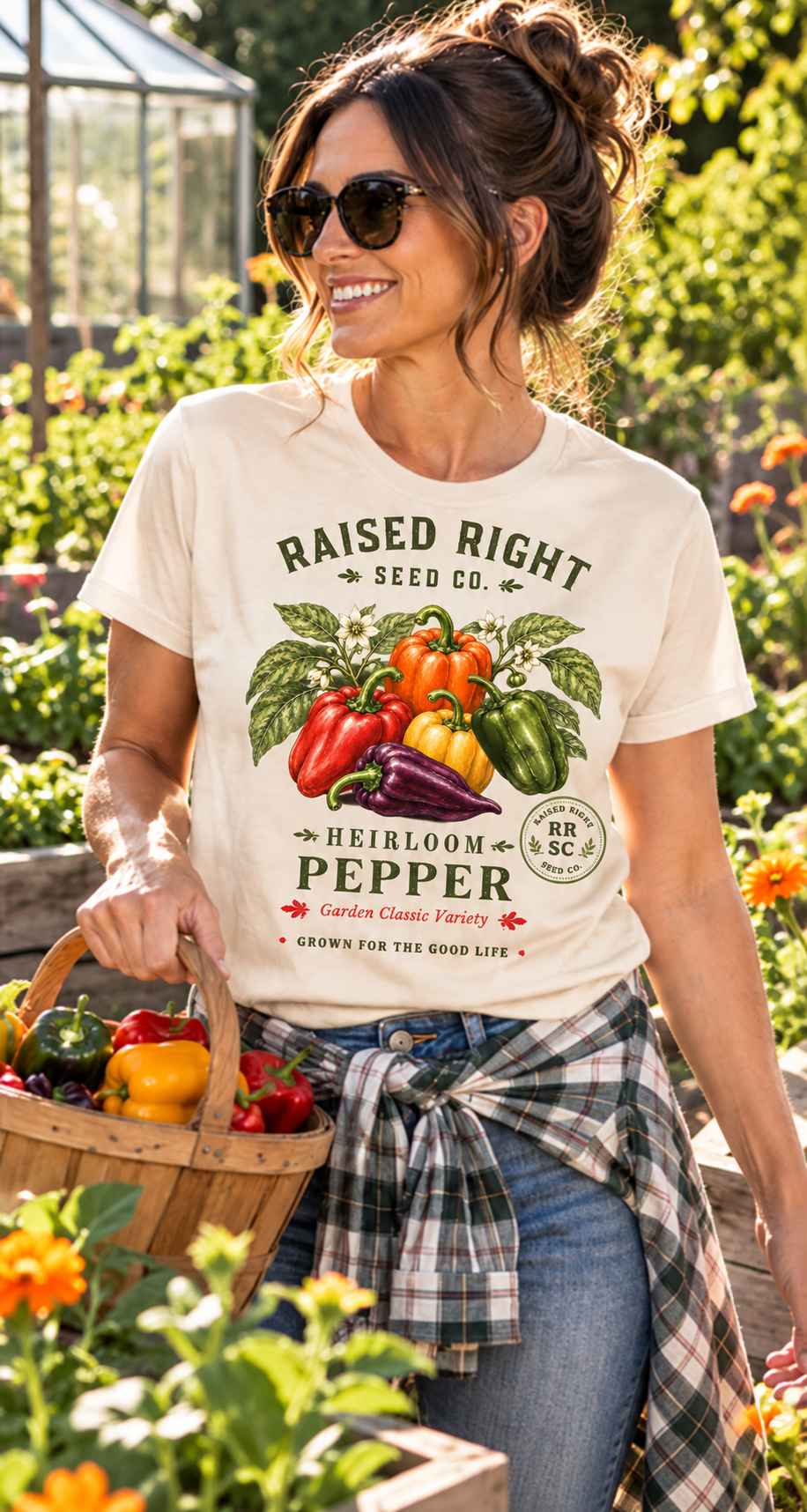 Heirloom Pepper T-Shirt | Raised Right Seed Co.