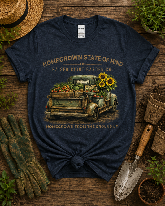 Homegrown State of Mind Vintage Gardening Tee