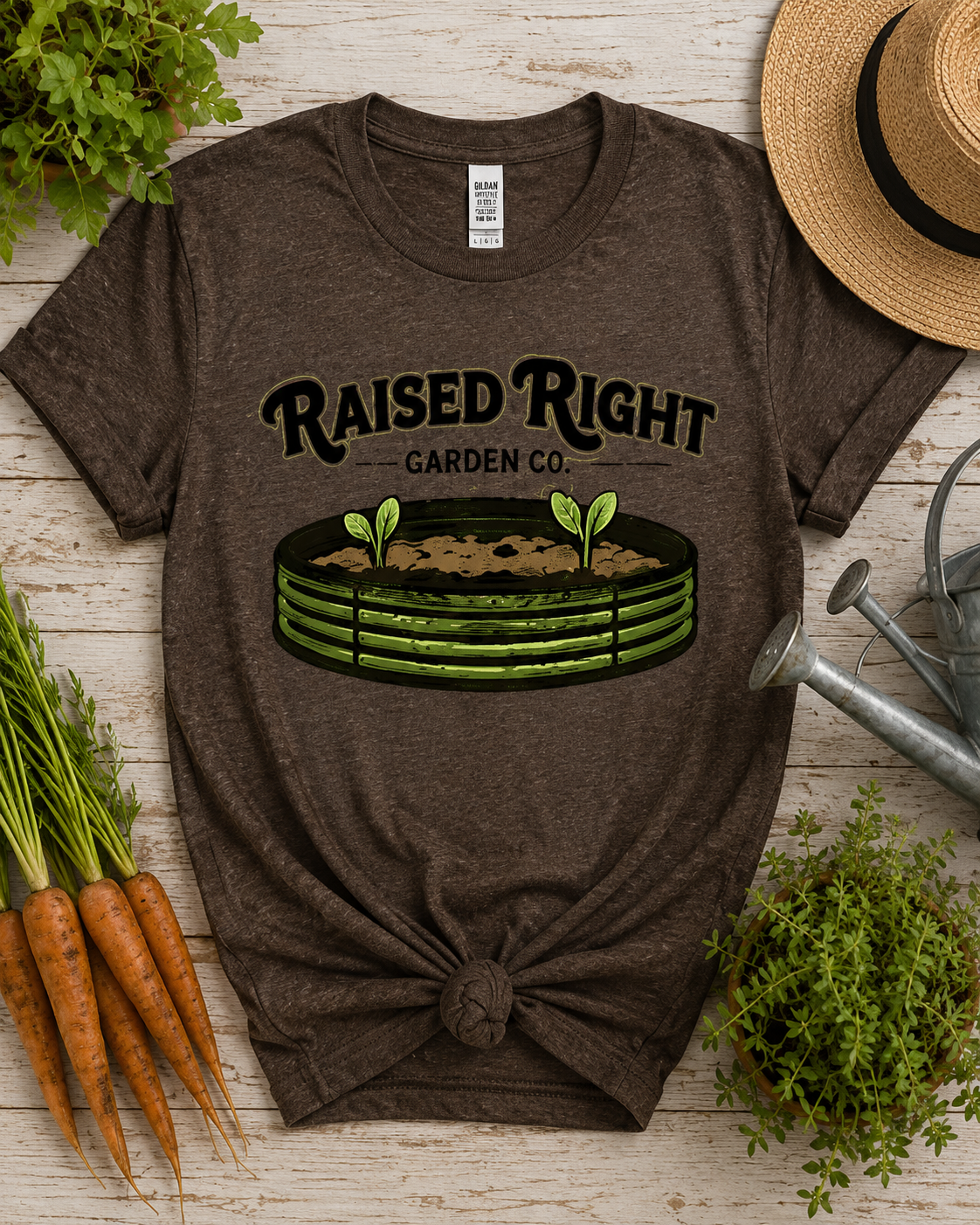 Raised Right Garden Co. Minimal Garden Bed Tee
