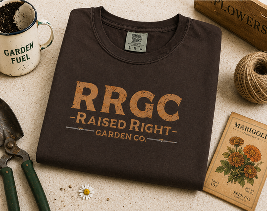 RRGC Raised Right Garden Co. Vintage Gardener Shirt