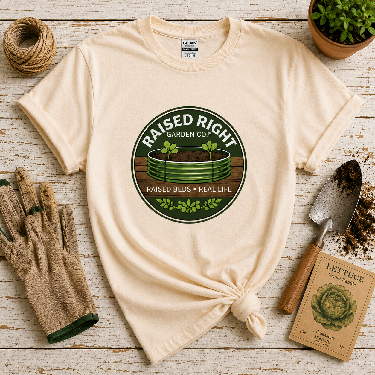 Raised Right Garden Co.® Vintage Garden Tee