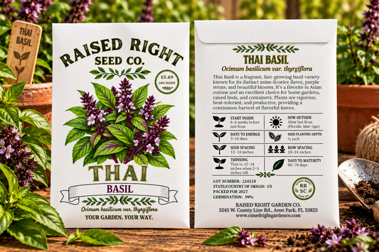 Thai Basil Seeds – 200 Seeds