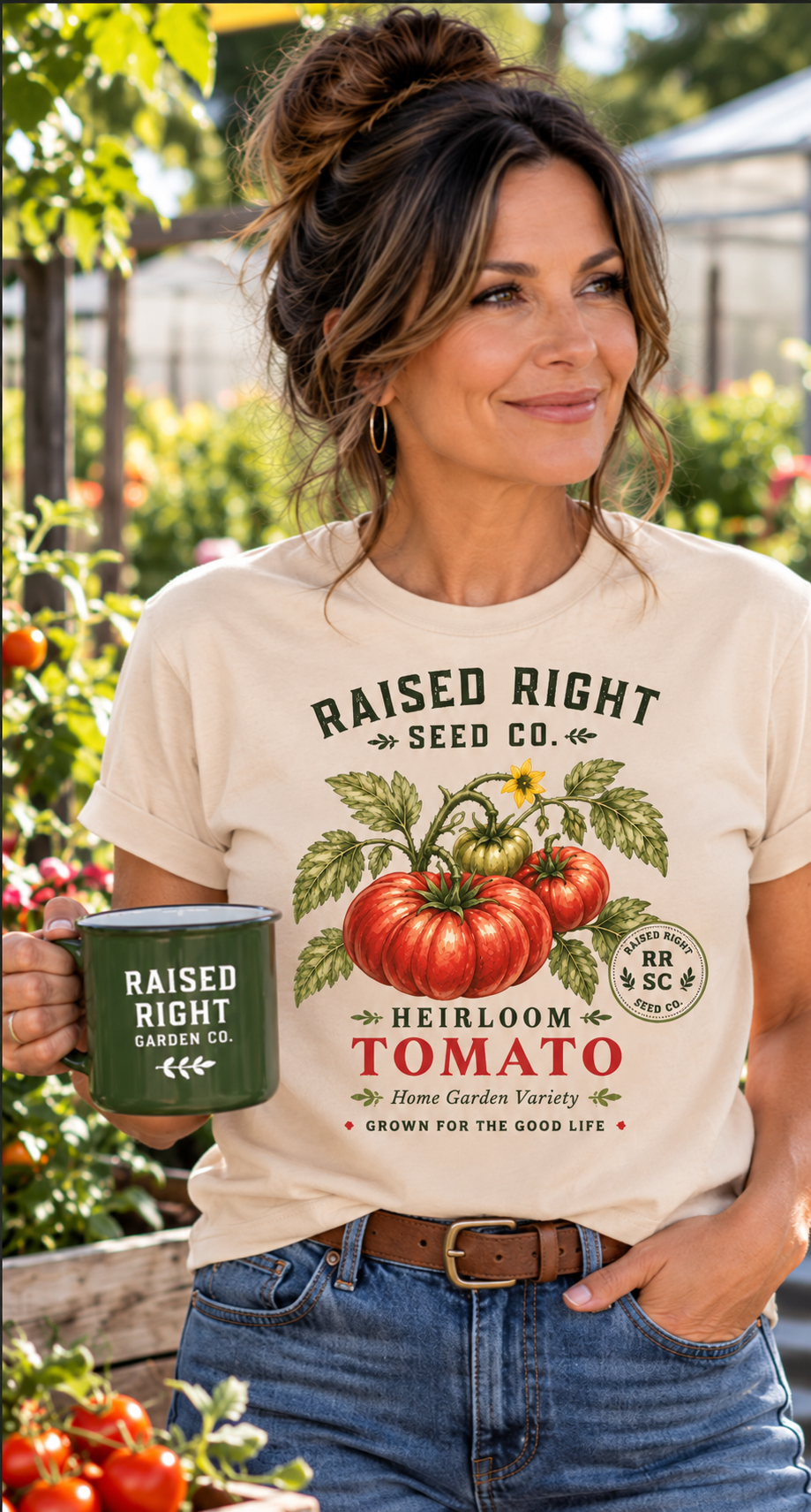 Heirloom Tomato T-Shirt | Raised Right Seed Co.
